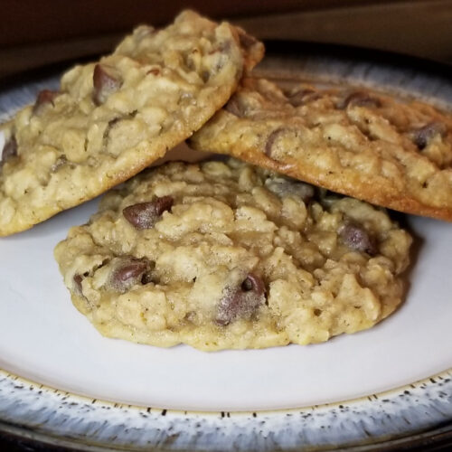 Toasted Oat Chocolate Chip Cookies